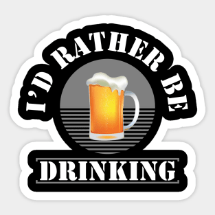 DRINKING Sticker